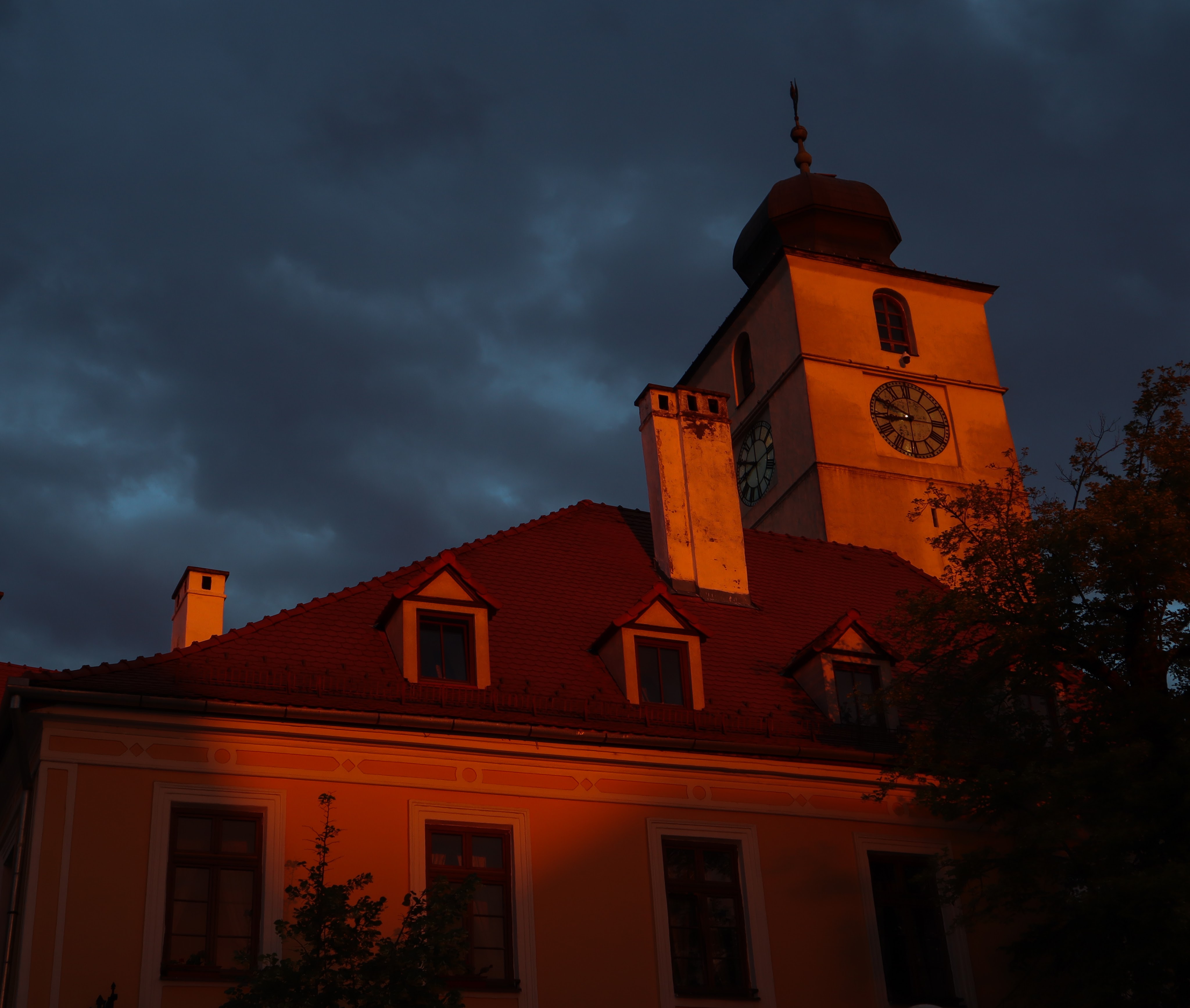 Sleeping sun in Hermannstadt